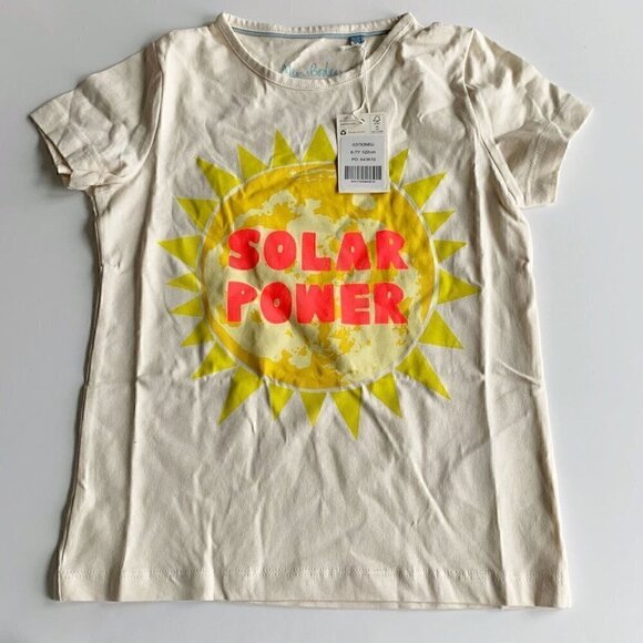 NEW Mini Boden Solar Power Kids Tee 6-7 Years - Picture 1 of 8